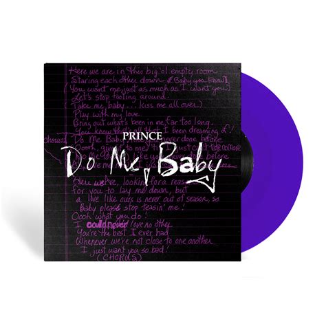 Do Me, Baby Ltd Ed 7" | Prince Official Store