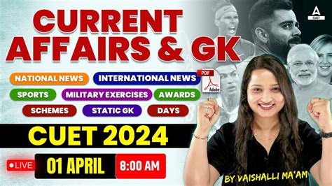 April Current Affairs Static Gk And Current Affairs For Cuet