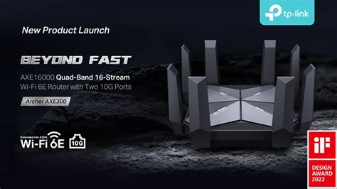 Tp Link Unveils Its Fastest Wi Fi E Router The Flagship Archer Axe