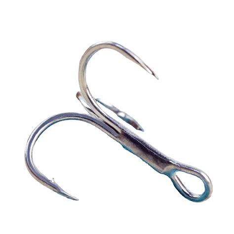 100PCS Treble Fishing Hook For Freshwater And Saltwater With Barbs