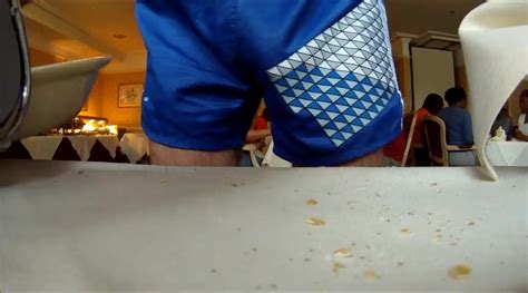 MrShorts Satin Nylon Adidas Shorts Horny Hotel Restaurant ThisVid