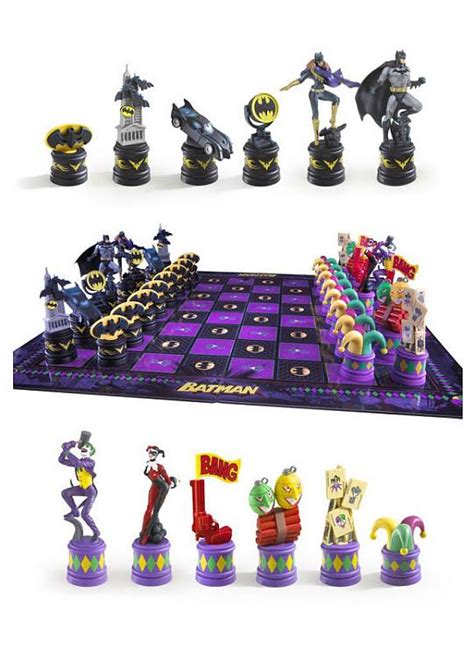 Buy Statues Batman Chess Set Dark Knight Vs Joker Archonia