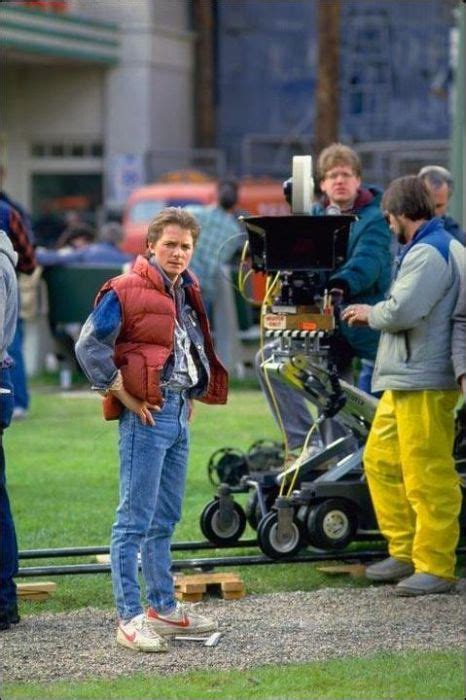 Cool Collection Of BACK TO THE FUTURE Behind The Scenes Set Photos