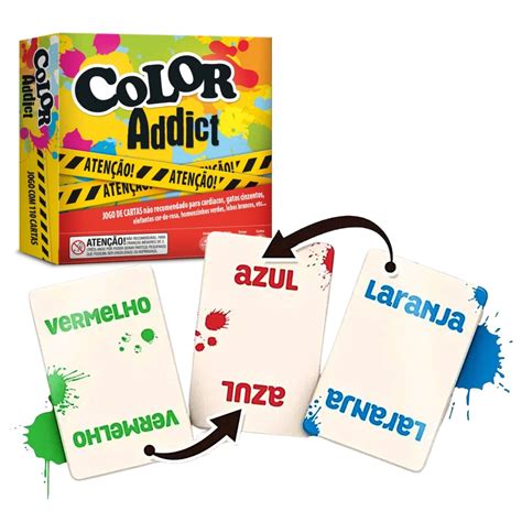 Jogo Color Addict Cartas Copag Shopee Brasil