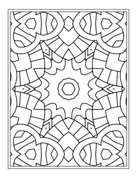 Mandalas Para Colorir Vetor Premium