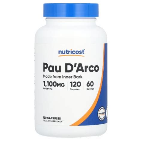 Nutricost Pau D Arco 1 100 Mg 120 Capsules 550 Mg Per Capsule 120