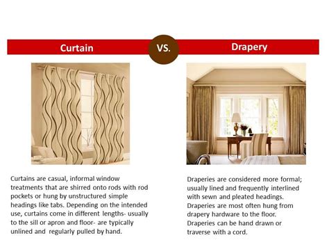 The Difference Between Curtains And Draperies Curtains Custom Blinds