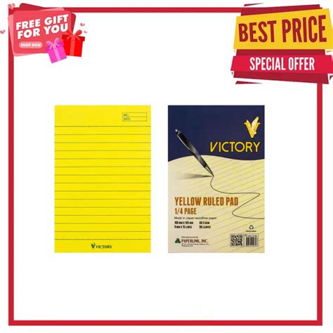 Victory Yellow Pad Leaves Lazada Ph