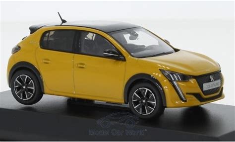 Diecast Model Cars Peugeot 208 1 43 Norev Gt Yellow Black 2019 Uk