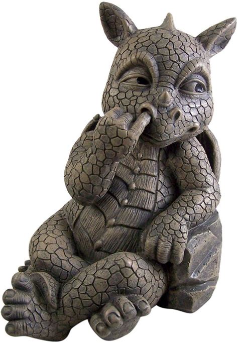 Pacific Giftware Garden Nose Picker Dragon Statue Walmart