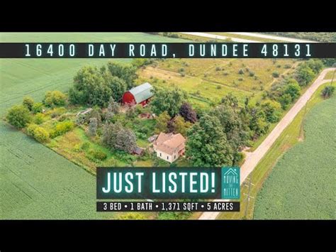 16400 Day Road Dundee 48131 New Moving The Mitten Listing YouTube