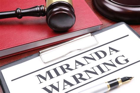 Miranda Warning Clipart