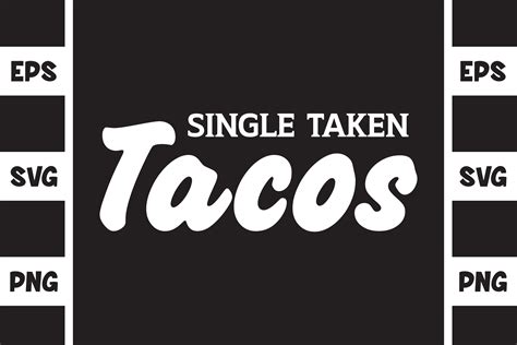 Single Taken Tacos Graphic By Illustrately · Creative Fabrica