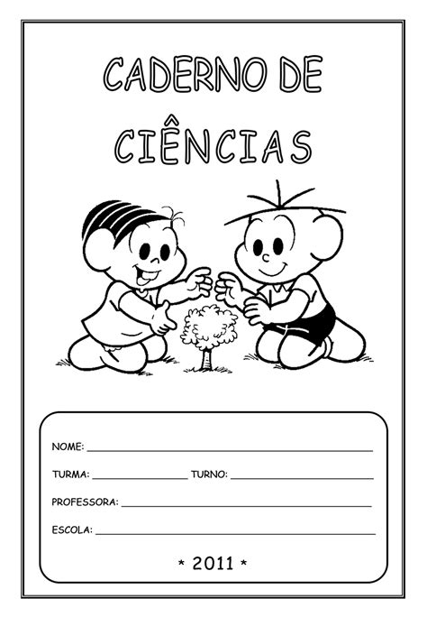 Capas De Caderno Para Imprimir Ci Ncias S Escola