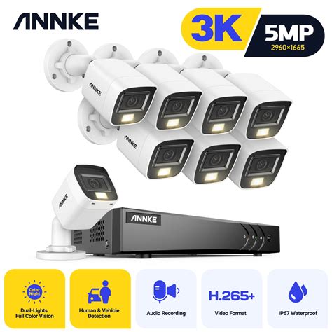 Annke Ch K Security Camera System With Audio Mic K Lite