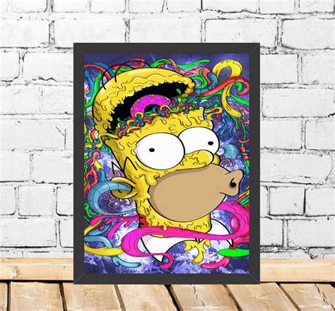 Quadro Homer Simpson X Cm Elo Produtos Especiais