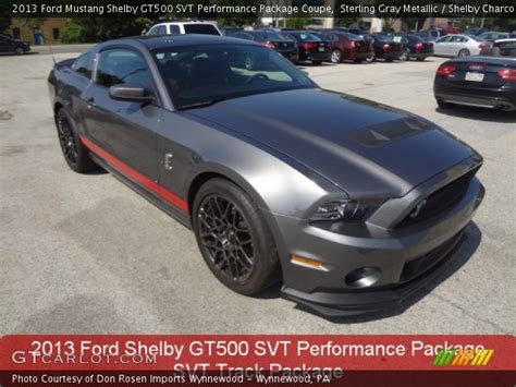 Sterling Gray Metallic 2013 Ford Mustang Shelby Gt500 Svt Performance