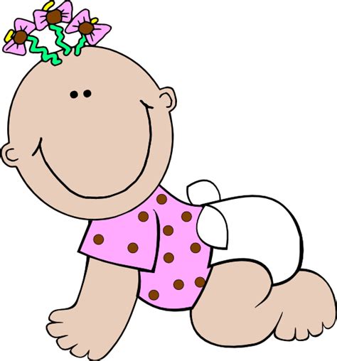 Baby Girl Cartoons Clipart Best