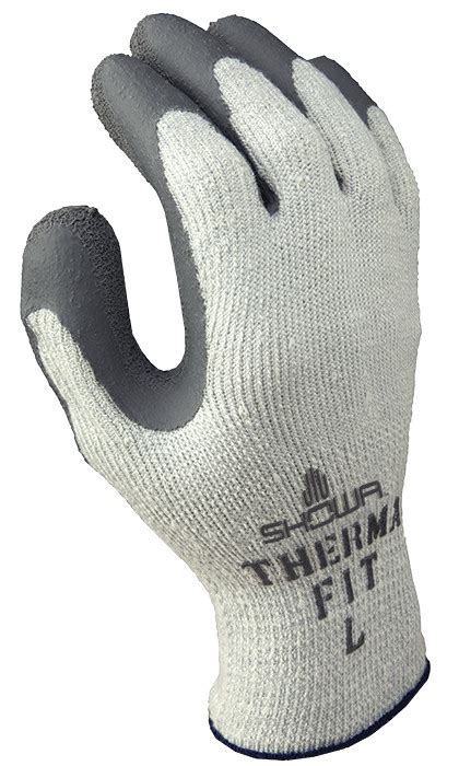 Showa Atlas 451 Palm Dipped Latex Insulated Glove That Is Abrasion