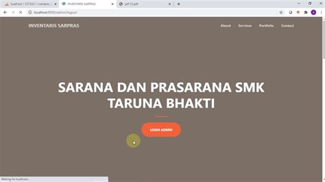 Mendemokan Aplikasi Sarana Prasarana Sarpras YouTube