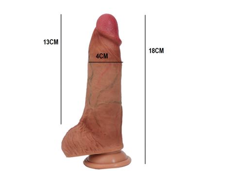 Uncut Dildo With Sliding Foreskin