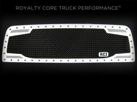 Dodge Ram 2500 3500 2010 2012 RC2 Main Grille Twin Mesh With Factory