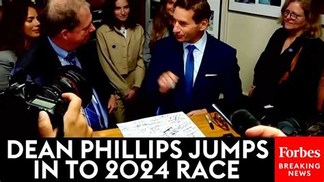 Breaking News Dean Phillips Officially Files 2024 Candidacy In New