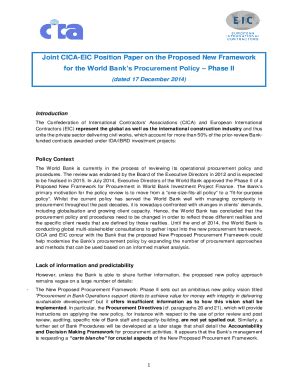 Fillable Online Fidic OrgsitesdefaultJoint Position Paper Of CICA