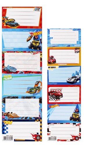 Naklejki Na Zeszyt Hot Wheels STARPAK Starpak Sklep EMPIK