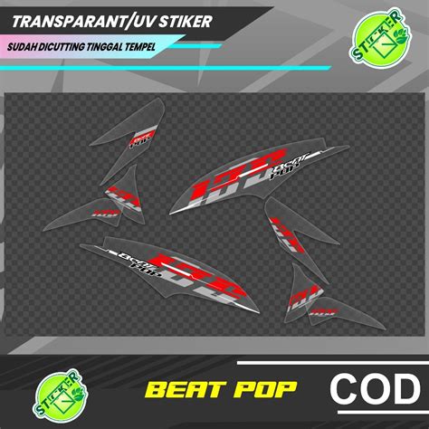 Jual STRIPPING TRANSPARAN HONDA BEAT POP VIETNAM 4 125 UV VIRAL