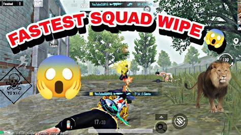 Fastest Squad Wipe 😱🔥 Youtube