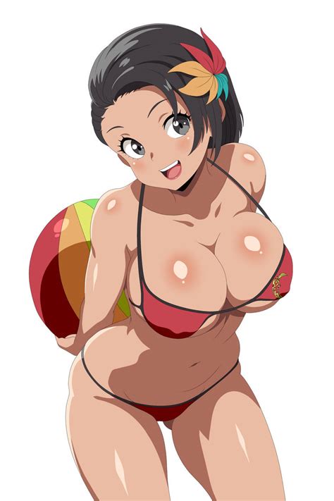 Busty Hentai Girl Girl Alluring Alternate Version Available Azucena