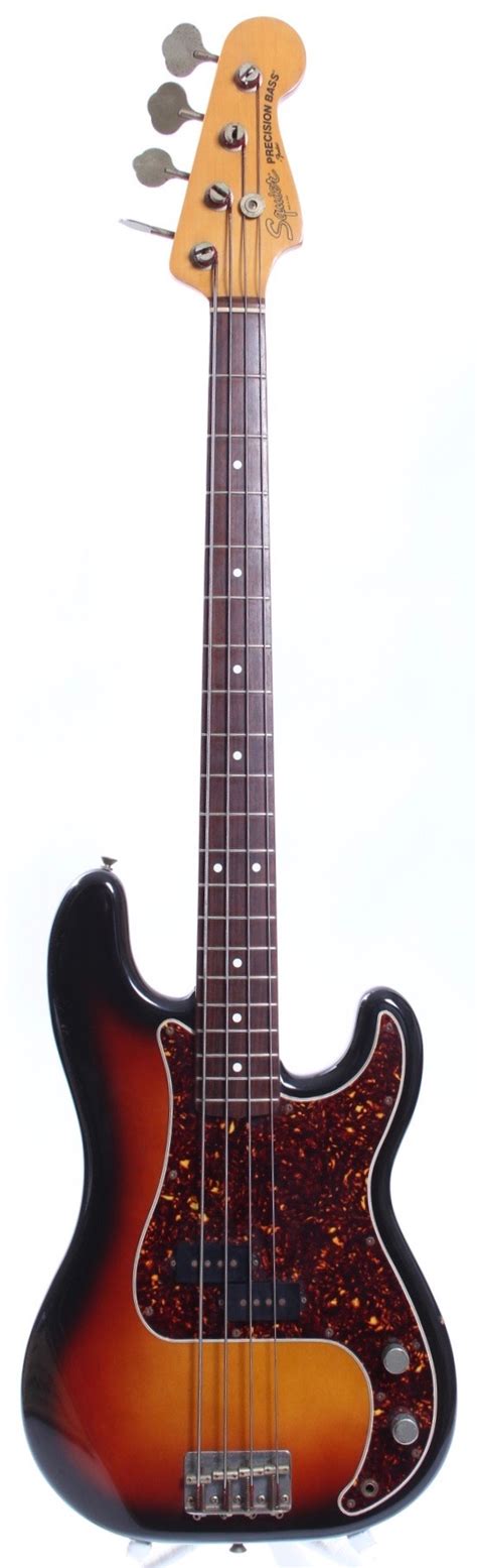 Squier Precision Bass Reissue Jv Series Sunburst Bass For Sale