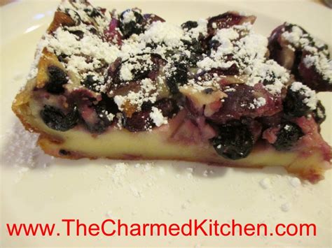 Cherry And Blueberry Clafoutis The Charmed Kitchen