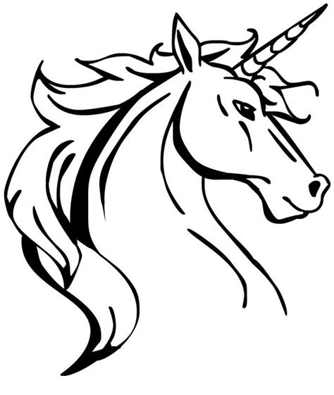 Coloring Pages Unicorn Horn Coloring And Drawing