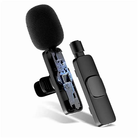 Портативный беспроводной петличный микрофон AND-1 Type-C, Black ...
