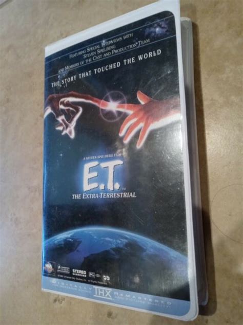 E T The Extra Terrestrial Vhs Clamshell For Sale Online Ebay