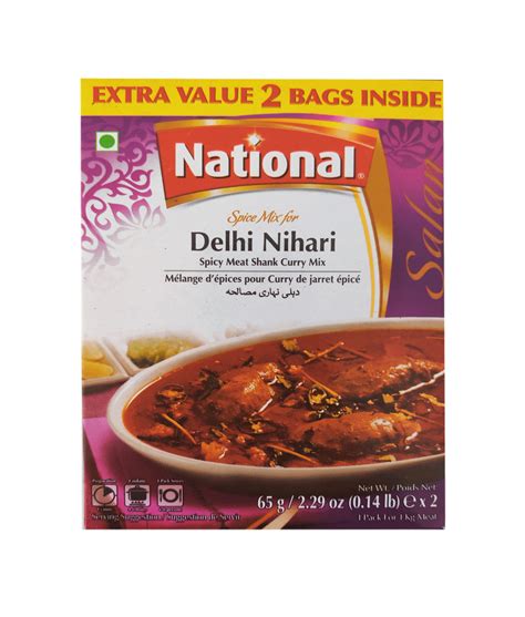 National Delhi Nihari 2 X 65 G Spice Town Online Grocery Store