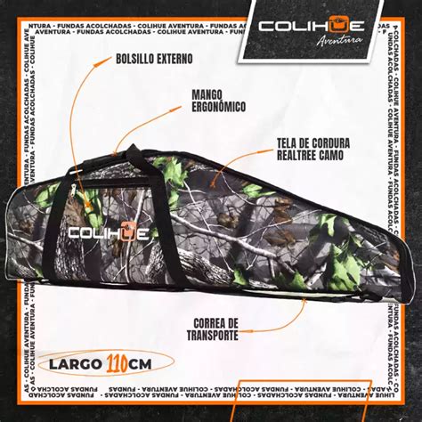 Funda Acolchada Colihue Aventura Camo Bullpup 110 Cm Colihue Aventura