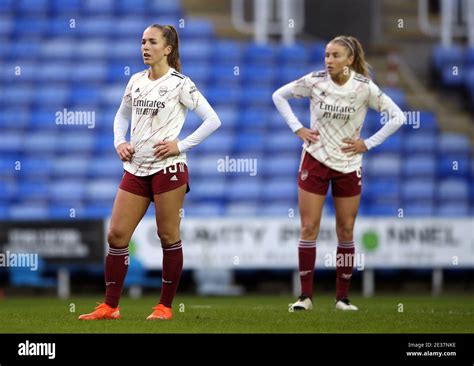 Arsenal S Lia Walti Left And Leah Williamson React After The Final