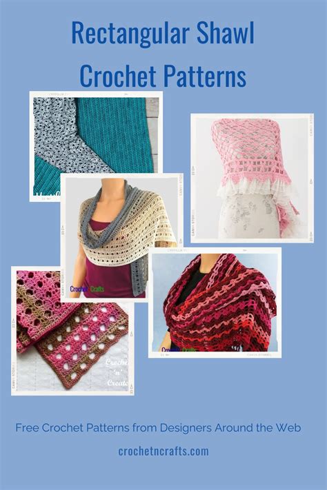 Rectangular Shawl Crochet Patterns Crochetncrafts