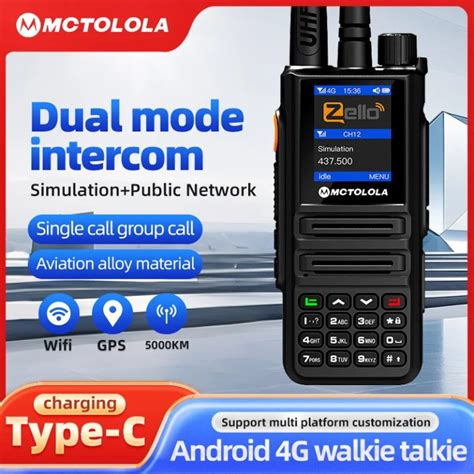 Motolola Zello G Poc Network Radio Long Range Analog Uhf Two Mode