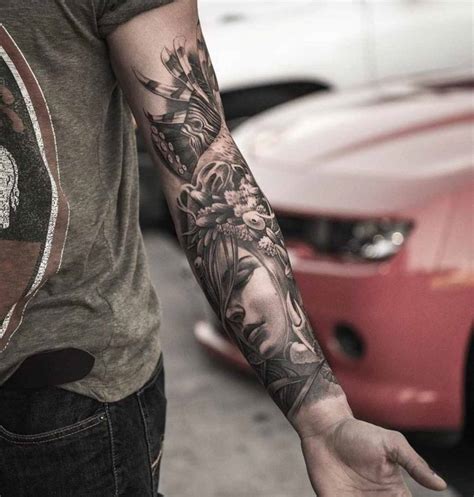 Skull Forearm Tattoos For Men