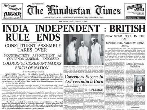 Independence Day Newspaper Clippings Around Aug Newspaper