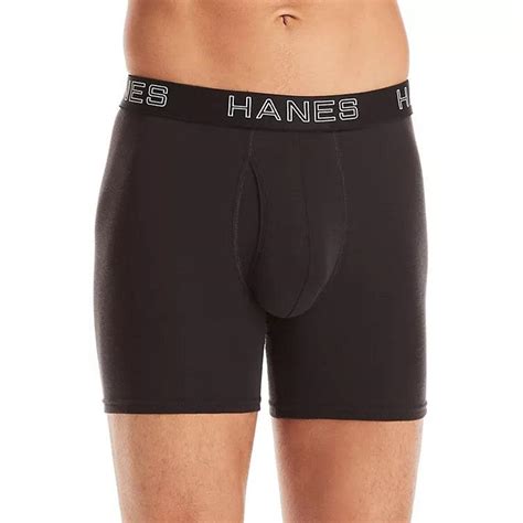 Hanes Ultimate Comfort Flex Fit 4 Pack Mens Boxer Briefs With Total