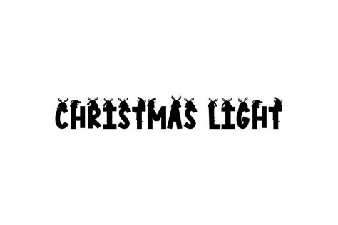 Christmas Light Font - Free Font Download