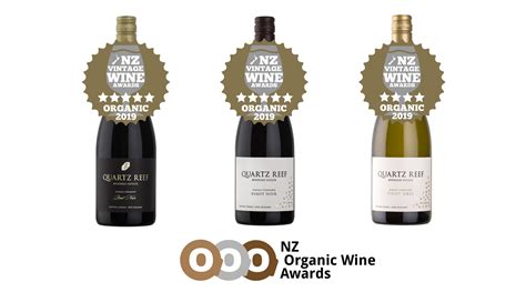 NZ Organic Wine Awards - Vintage Wine Awards (2014) Results - Quartz Reef Wines