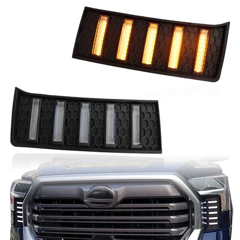 Pgtopone Switchback Whiteamber Led Stf9 Front Fog Daytime Running Lamp Dynamic Sequential Led