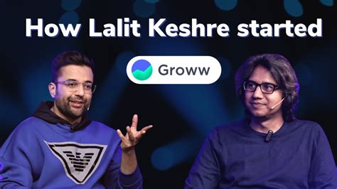 Groww S Founder Ceo Lalit Keshre On Sandeep Maheshwari Show How