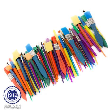 Assorted Paint Brushes 35 Pack Craft Project Ideas